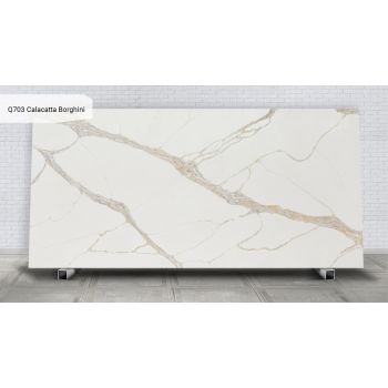 Цвет Q703 Calacatta Borghini Кварцевый агломерат Noblle