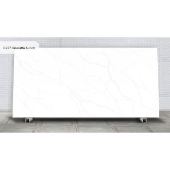 Цвет Q757 Calacatta Aurum Кварцевый агломерат Noblle