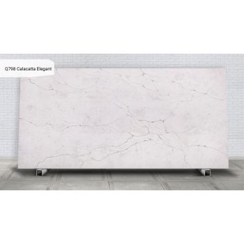 Цвет Q798 Calacatta Elegant Кварцевый агломерат Noblle
