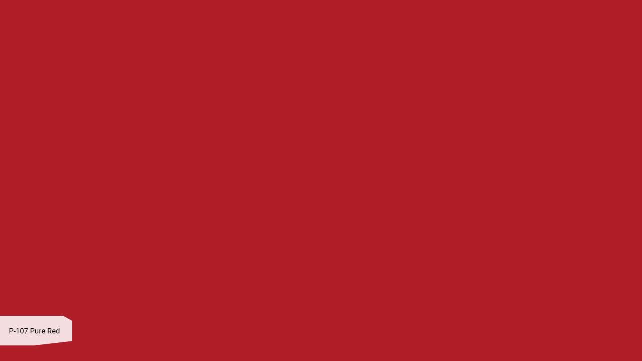 P 107 Красный / Pure Red