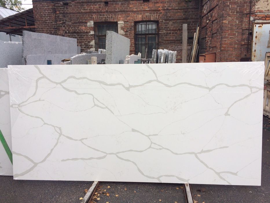 SmartQuartz Photo Slab Calacatta Lunense