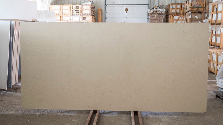 SmartQuartz Photo Slab Crema Levante