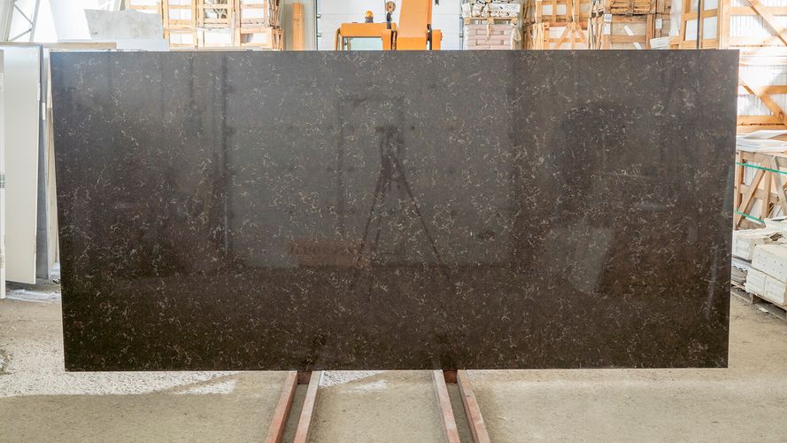 SmartQuartz Photo Slab Golden Brown