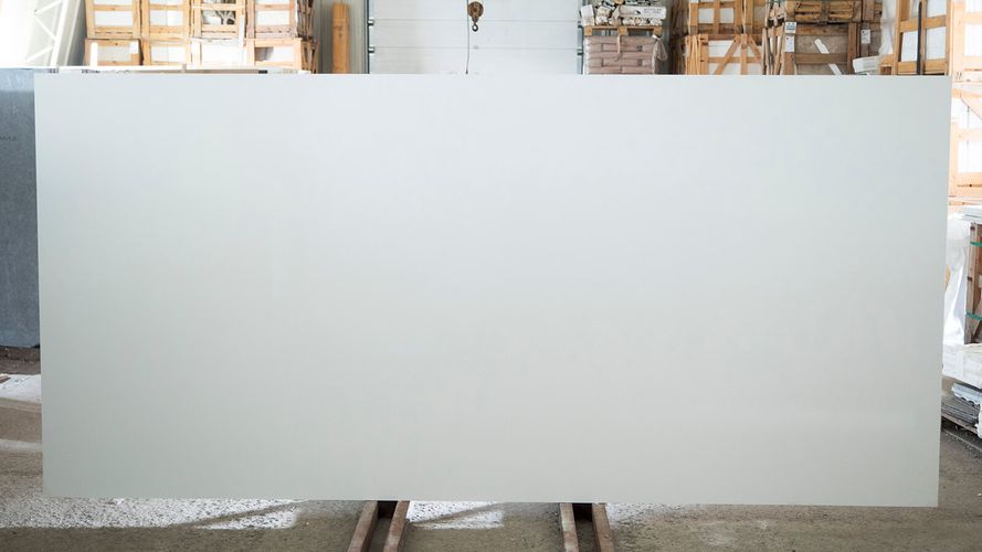 SmartQuartz Photo Slab Super White